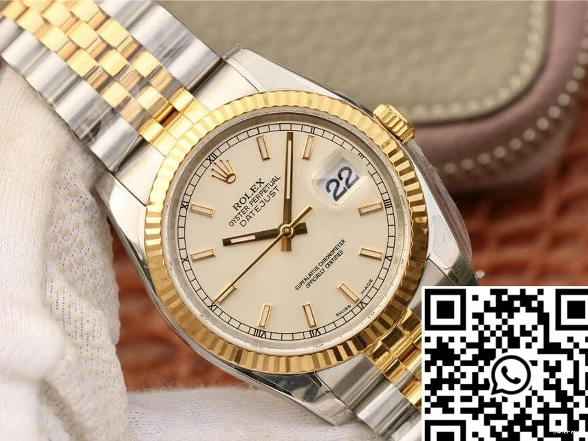 Rolex Gold AR 36MM Factory Yellow 116233 Datejust 0504